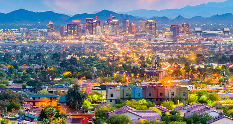 Colourful image of Phoenix
