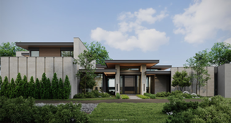12,000 sq ft residence on an approximately 1 acre property