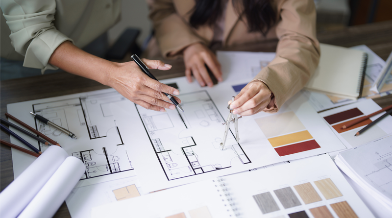 Planning of a modern home designed with fire-resistant and earthquake-resilient materials