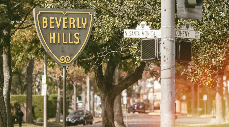 Jessica Alba’s renovated Beverly Hills mansion exterior and garden