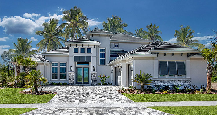 a model home by Olsen Custom Homes