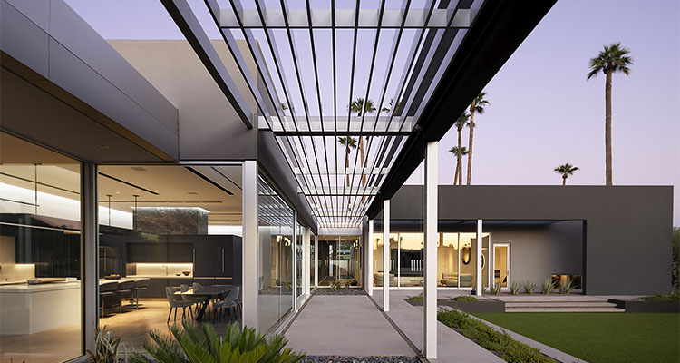 a modern architectural residence