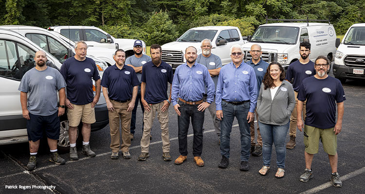 the team from E.F. Martin Mechanical Contractors