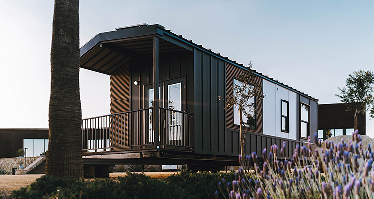 a "Clever S" tiny home, a model known for its modern design and efficient use of space