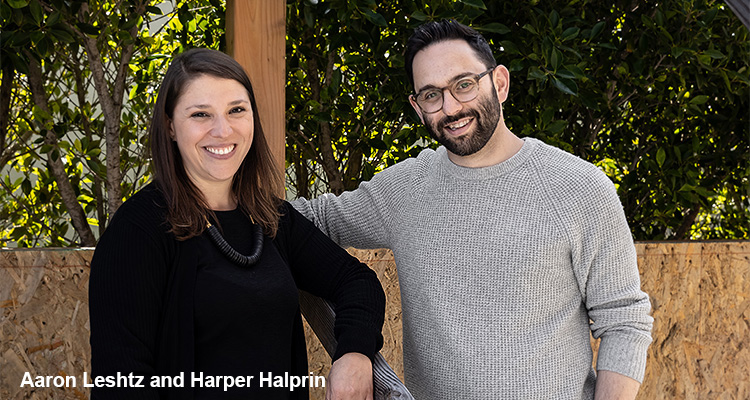 Aaron Leshtz and Harper Halprin