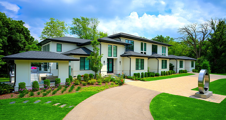 Large luxury home built by Orren Pickell