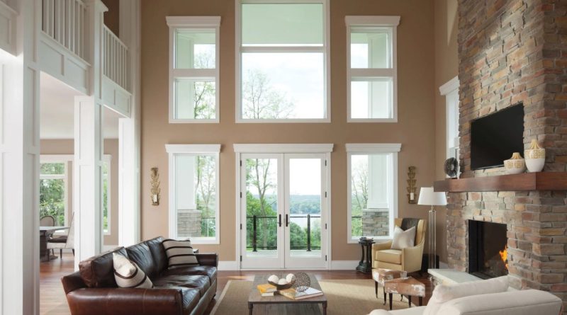 Modern door frame by Renewal by Andersen