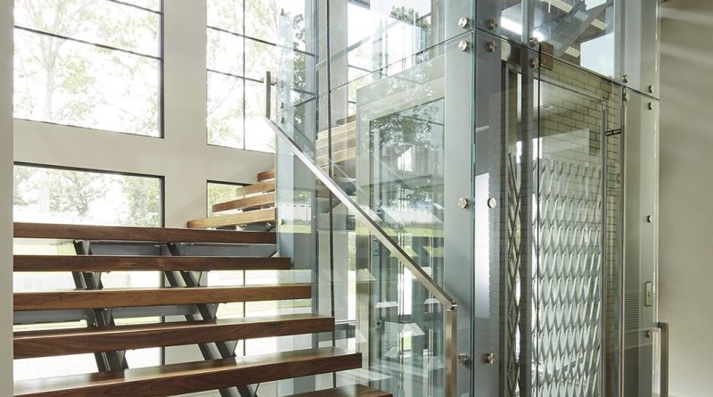 Residential Elevator modern glass design